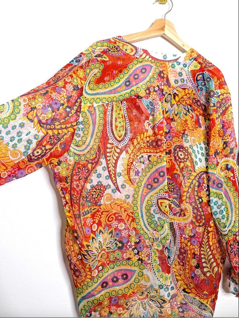 Soft Surroundings Sheer Blouse - Picture 6 of 6